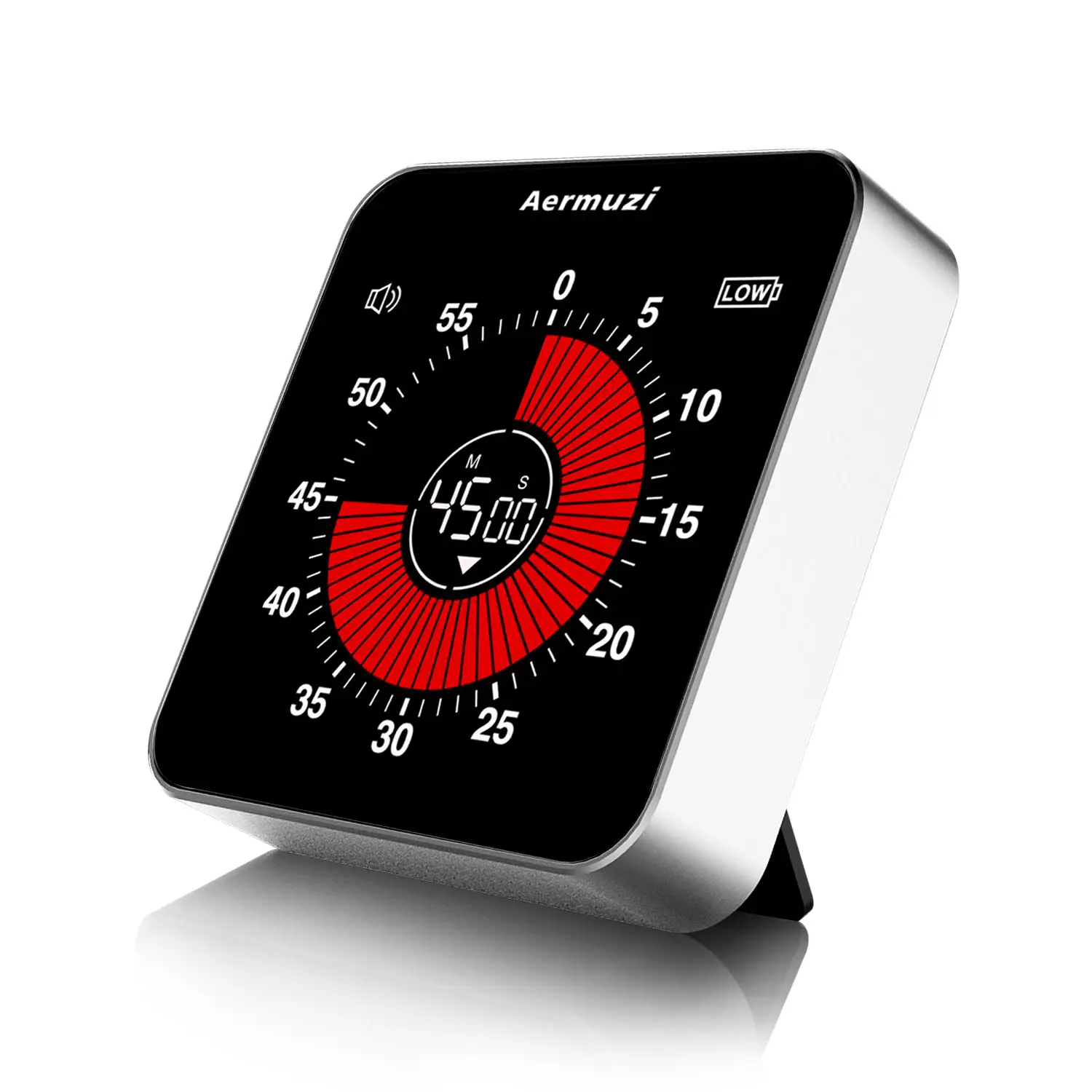 NEW Arrival Yunbaoit Digital Visual Timer Kitchen Countdown Timer Magnetic LED Large Display Countdown Timer Black Set OEM