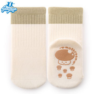 Chaussettes antidérapantes pour bébé nouveau-né personnalisées en usine OEM Chaussettes sport antidérapantes douces et respirantes de haute qualité, 0-3 <span class=keywords><strong>mois</strong></span> - Product Image 6