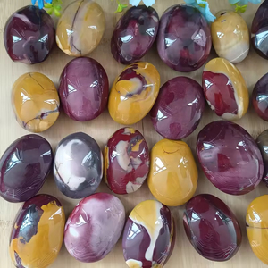 หินปาล์มมูไคท์ธรรมชาติหินคริสตัลกระเป๋าหินคริสตัลสำหรับสะสมและตกแต่งบ้าน - Product Image 3