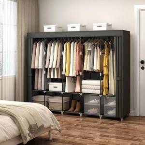 Armario Plegable Multifuncional de Fácil Instalación, Armario Extraíble de Gran Capacidad para Dormitorio o Vivienda de Alquiler - Product Image 1