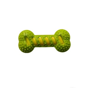 Juguete masticable ecológico de doble capa <span class=keywords><strong>para</strong></span> <span class=keywords><strong>perros</strong></span> Golden Retriever resistente a mordeduras, alivio del placer propio, mordedor de hueso con sonido automático - Product Image 4