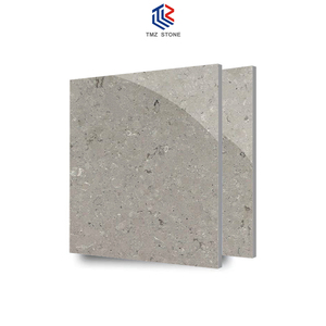 Pierre artificielle de quartz gris 4042 Pietra de haute qualité OM/OEM Design moderne pour l'utilisation de murs de sols d'hôtels en forme de grande dalle - Product Image 1