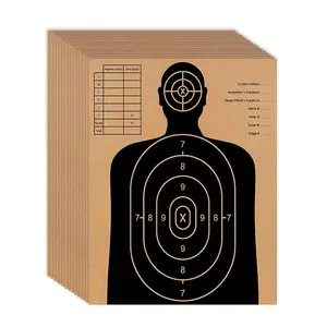 Paper Shooting Targets Silhouette Cardboard Targets for Shooting Torso Paper Targets Highly Visible Instant Feedback