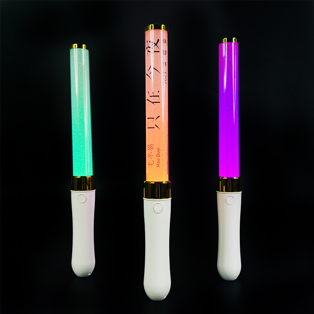 Sincen 433MHz Control Synchronized Flashing Audience Interaction ILLIT Concert Event Sports Cheering RGB Glow Cheering Stick