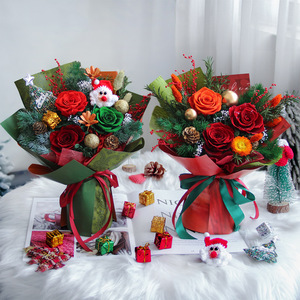 Regalo de Navidad, Día de San Valentín, Ramo de Flores Inmortales de Alta Gama, Producto Terminado para Novia - Product Image 1