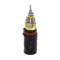 Cable de alimentación de cobre XLPE de 0.6/1kV, suministro directo de fábrica, cable eléctrico de baja tensión, OEM, ODM, personalizado, en stock