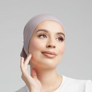ฮิญาบคลุมผมสีพื้นแบบสวมได้ทุกวัน ปรับแต่งได้ ยืดหยุ่น ระบายอากาศดี สวมใส่สบาย น้ำหนักเบา สไตล์อิสลาม - Product Image 1