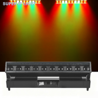 Barre de projecteurs mobiles à zoom RGBW IP65 étanche 10x60W+120x1W pour éclairage de scène extérieur, concerts et festivals