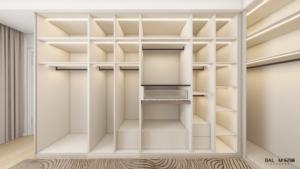 Armario Vestidor Personalizado Balom, Diseño de Armario Abierto, Práctico Armario de Tablero de Partículas, Vestidor para Guardarropa - Product Image 3