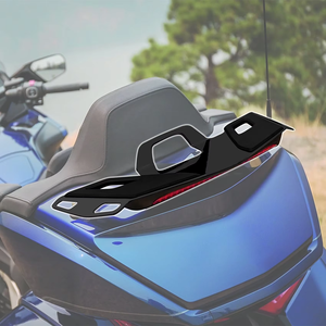 Porte-bagages arrière avec feu de freinage LED pour <span class=keywords><strong>Honda</strong></span> <span class=keywords><strong>Goldwing</strong></span> GL1800 2018 2019 <span class=keywords><strong>2020</strong></span> Moto Chrome/Noir - Product Image 6