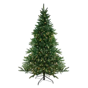 Pohon Natal Besar Buatan, 12 Kaki Pre-klit LED Instan Hubungkan Pohon Natal Besar Buatan untuk Luar Ruangan Liburan Belanja Mall Dekorasi