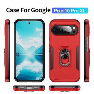 Funda Protectora 2 en 1 de TPU y PC con Anillo Magnético de 360 Grados, Recortes Precisos y Protección Total para Google <span class=keywords><strong>Pixel</strong></span> 10 Pro Max - Product Image 6