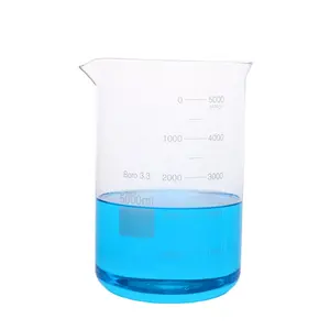 Vasos de precipitados de vidrio cónicos con boquilla de alta calidad Material de laboratorio transparente vaso de precipitados de vidrio de borosilicato Radical disponible en diferentes