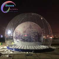 Dôme gonflable de ballon de maison de tente de bulle supérieure claire avec le cadre hermétique pour le serrage de partie de famille