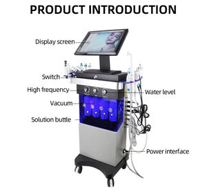 Oxygen Facial Machine Gesichts reinigungs bürste für tief reinigende Gesichts-und Nackenlifting-Massage geräte Augen massage geräte Hydro - Product Image 4