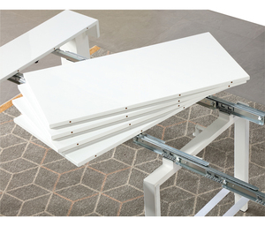 <span class=keywords><strong>Mesa</strong></span> de <span class=keywords><strong>consola</strong></span> Rectangular de estilo moderno de gran oferta, <span class=keywords><strong>mesa</strong></span> de comedor de madera <span class=keywords><strong>extensible</strong></span> con Panel de madera de melamina para uso <span class=keywords><strong>en</strong></span> granjas - Product Image 3