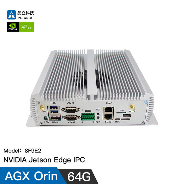 NVIDIA Official ELITE Partner Jetson AGX Orin Industrial Computer Plink 8F9E2-AGX ORIN 64G Smart Box for AI Edge Computing