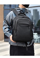 Nouveau Sac à Dos Ordinateur Unisexe Imperméable Tendance pour Affaires, Multifonctionnel, Résistant à l'Usure, en Polyester avec Fermeture Éclair, pour Étudiants et Scolaires
