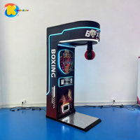 Machine de boxe électronique à monnayeur pour usage extérieur durable, avec structure métallique, à vendre