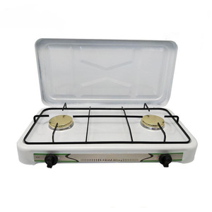 Indoor Table Top 2 Burner Gas Stove Kitchen Propane Gas Cooktops <strong>European</strong> Furnace - Product Image 5