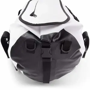Sıcak satış dayanıklı özel Logo PVC branda spor kuru Duffle su geçirmez silindir seyahat çantası
