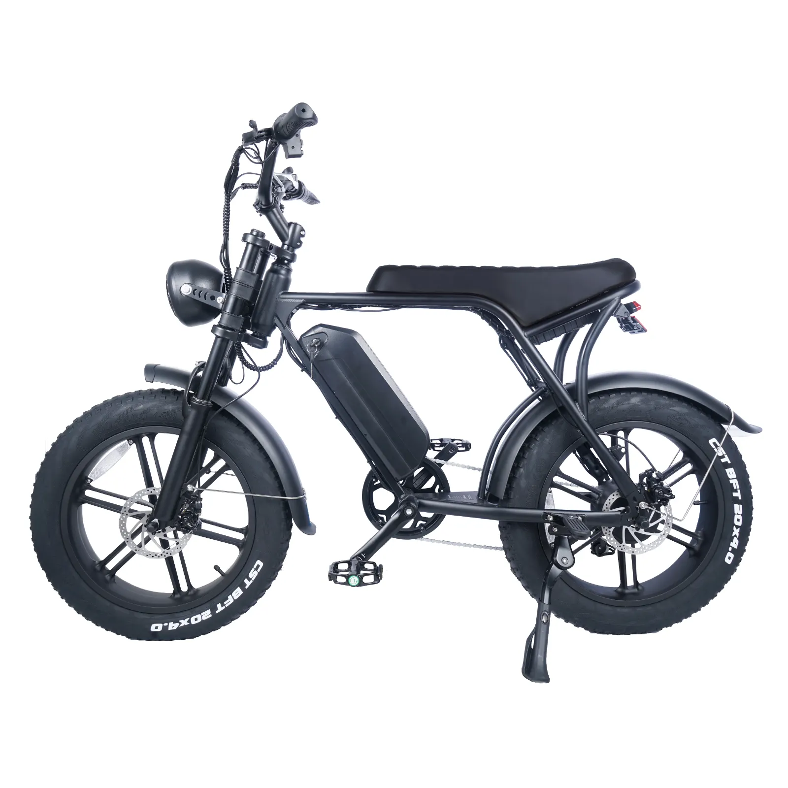 Freno de disco hidráulico bicicleta eléctrica de montaña motor de accionamiento SUSPENSIÓN COMPLETA bicicleta de montaña eléctrica con neumático grueso de 20 pulgadas ebike