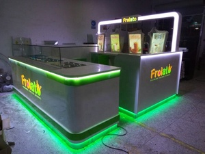 Tùy Chỉnh <span class=keywords><strong>Ice</strong></span> <span class=keywords><strong>Cream</strong></span> Juice <span class=keywords><strong>Kiosk</strong></span> Sữa Chua Đông Lạnh Gian Hàng Thực Phẩm <span class=keywords><strong>Kiosk</strong></span> Thiết Kế - Product Image 5