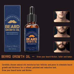 Soin de la barbe pour hommes Fluide d'entretien pour la croissance de la barbe Huile essentielle pour le soin des cheveux - Product Image 4