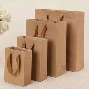 Bolsa de Papel Kraft Marrón para Compras, Regalos y Comida para Llevar, Ecológica, Reciclada, Blanca y Negra, 2026 - Product Image 5