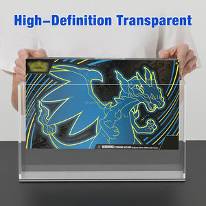 Boîte de présentation et étui de luxe en acrylique transparent moderne pour Pokémon Mega <span class=keywords><strong>Charizard</strong></span> X EX UPC pré-assemblé - Product Image 3