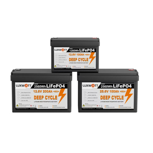 12V100Ah <b>Battery</b> Built-in BMS Lithium Iron Phosphate Drop-in Replacement Lead Acid for Solar Marine Golf Cart - Product Image 1