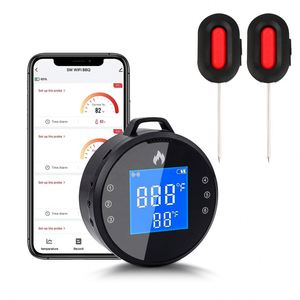 Termómetro Digital para Alimentos con WiFi y Bluetooth, Termómetro Inteligente para Barbacoa, Termómetro para Carne - Product Image 2