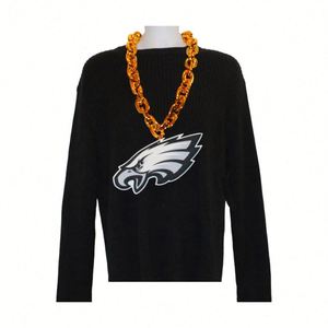 NCAALouisville Cardinals Team Fan Chain Necklace Custom Logo Multi-Layer Foam Oversized Promo <b>Lanyard</b> - Product Image 4