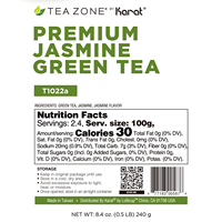 Thé vert au jasmin très demandé pour le bubble tea, thé vert au jasmin de qualité supérieure en vente