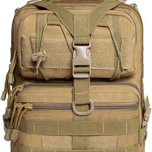 Sac de poitrine tactique pour homme en plein air, sac messager imperméable en Oxford, sac de poitrine de randonnée, sac de poitrine tactique Molle, sac à bandoulière - Product Image 3