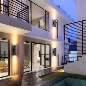 Đèn chiếu sáng ngoài trời bằng nhôm hiện đại, chống thấm nước, đèn led chiếu sáng lên xuống, đèn gắn tường ngoài trời - Product Image 5