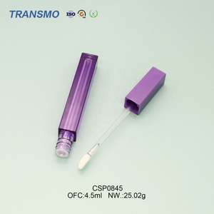 4ml square <b>Lip</b> Gloss Tubes Eco Friendly clear <b>Lip</b> <b>Balm</b> Lipgloss Tubes <b>Container</b> 4.5ml Purple <b>Lip</b> Gloss Empty Tubes - Product Image 3