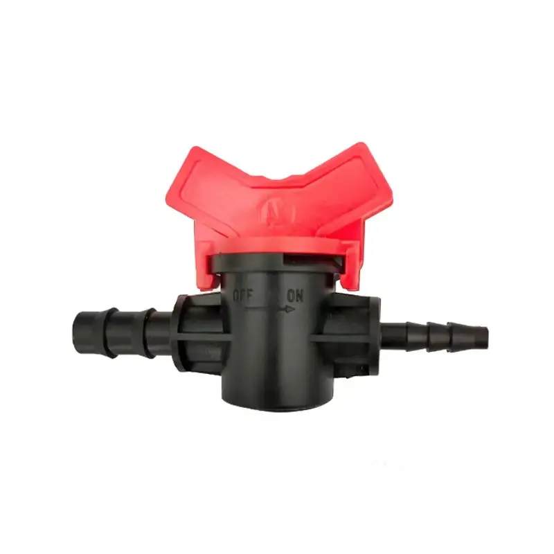 2023 New Material 16mm drip irrigation tape system plastic bypass connection fitting lock coupling