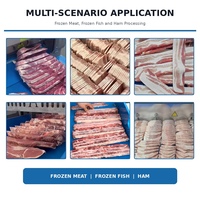 Machine à trancher le bacon de qualité commerciale à rendement constant, coupe-jambon pour les usines de charcuterie et d'aliments fermentés