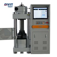 Máquina de Prueba de Compresión de Concreto de 2000kn, Controlada por Computadora, Electrohidráulica, para Pruebas de Resistencia a la Compresión del Concreto