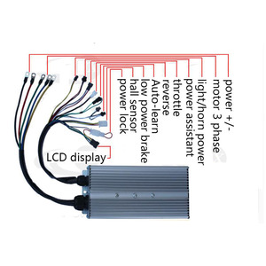 ตัวควบคุมมอเตอร์ไร้แปรงถ่าน48โวลต์3000วัตต์พร้อมจอแสดงผล LCD S866มอเตอร์<span class=keywords><strong>3</strong></span>เฟสขับ BLDC สำหรับรถจักรยานยนต์สกู๊ตเตอร์ไฟฟ้า - Product Image 2