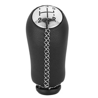 Poignée de levier de vitesses en cuir 17MM pour Renault Laguna Megane 2 Clio 3 Scenic 2, accessoires de voiture