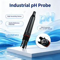 Sonde pH RS485 Modbus-RTU isolée IP68 avec compensation de température (ATC) pour l'automatisation de processus et la mesure en ligne continue