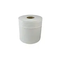 6 rolls Bianco di alta qualità 2 strati In Rilievo Centro di Alimentazione Rotoli di carta a mano asciugamano rotoli