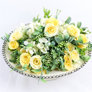 <span class=keywords><strong>Bouquet</strong></span> <span class=keywords><strong>de</strong></span> fleurs artificielles colorées <span class=keywords><strong>de</strong></span> haute qualité, 1 <span class=keywords><strong>Bouquet</strong></span> <span class=keywords><strong>de</strong></span> roses camélia hortensia, décoration <span class=keywords><strong>de</strong></span> maison pour fête <span class=keywords><strong>de</strong></span> <span class=keywords><strong>mariage</strong></span> - Product Image 3
