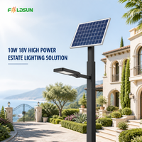 Panneau photovoltaïque PERC durable 250*330MM avec une efficacité de 22,4% pour les solutions d'éclairage solaire intelligent