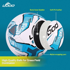 Balón de Fútbol para Adultos y Niños, Tamaños 4/5, Cuero PU Antiexplosión, Cosido a Máquina, Personalizado, Sensación en el Pie para Entrenamiento Juvenil - Product Image 2