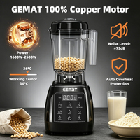 Mixeur Électrique Robuste Multifonctionnel avec Écran Tactile, pour Smoothies et Jus, Prix de Gros, Nouvelle Arrivée