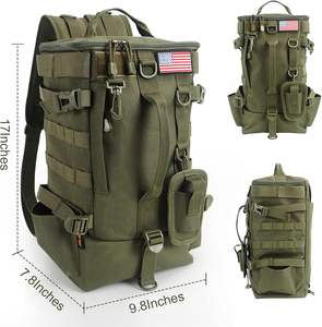 Free sample Waterproof Multifunctional <b>Fishing</b> Tackle <b>Bag</b> Oxford Cloth <b>Fishing</b> Accessory Backpack Army Green Ideal - Product Image 4