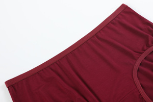 La migliore vendita da <span class=keywords><strong>donna</strong></span> <span class=keywords><strong>mutande</strong></span> di bambù di metà grado biancheria intima elastica lavorata a maglia <span class=keywords><strong>in</strong></span> puro triangolo rosso intenso - Product Image 4